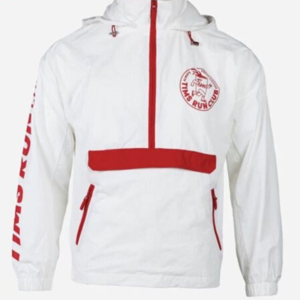 Limited Edition Tim Hortons Run Club Classic Windbreaker SIZE XL BRAND NEW MINT